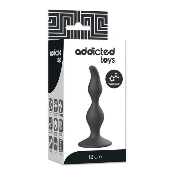 ADDICTED TOYS - ANAL SEXUAL PLUG 12 CM BLACK 5